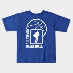 Charlotte Basketball 02 Kids T-Shirt